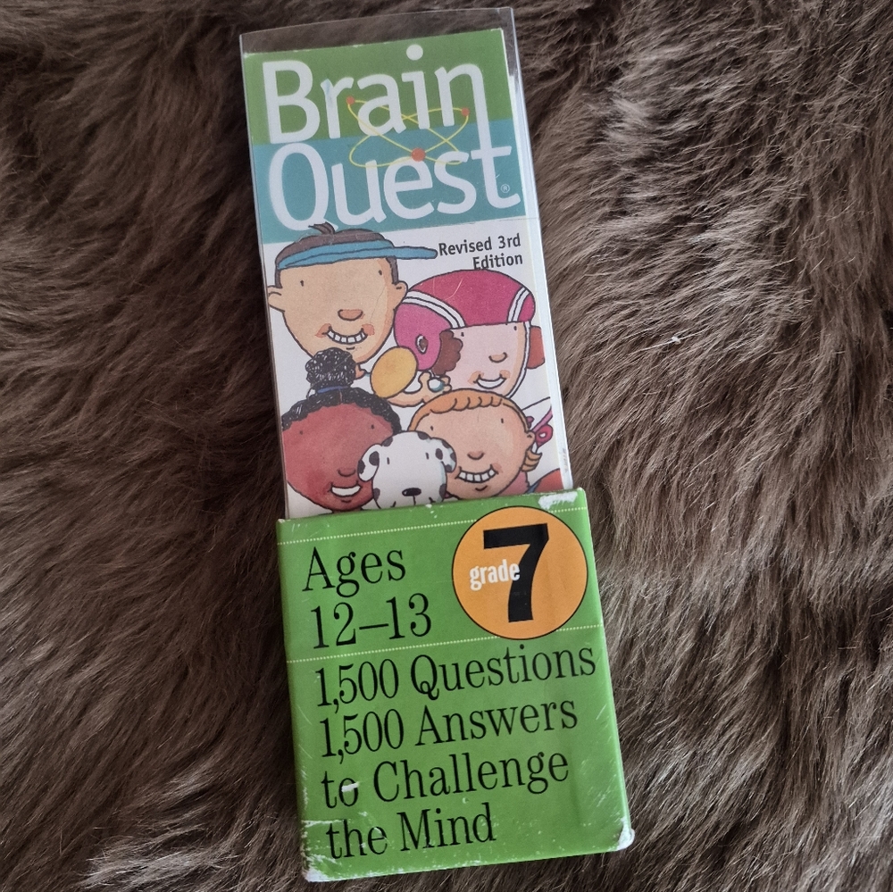 ❤️‍🔥2pc. Kids Brain Quest Questions Brain Teasers Game Ages 12-13 - Picture 4 of 5